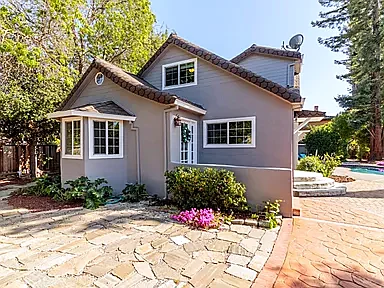 The front of the house